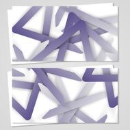 Vector business-card set for your design N58