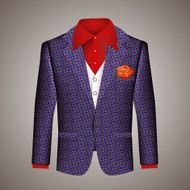 Hipster suit of mens clothing