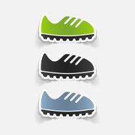 realistic design element sneakers N68