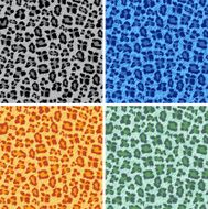 Set of leo seamless backgrounds