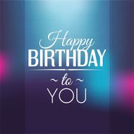 Birthday card in bright colors N4