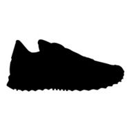 Vector running shoe silhouette N2