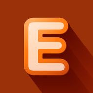 Volume icons alphabet E N4