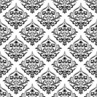 Vector Seamless Damask Pattern N5