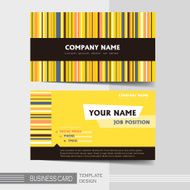 stylish business card template N5