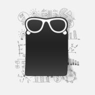 Drawing business formulas sunglasses N41