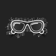 Drawing business formulas sunglasses N43