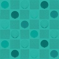 Checked hand-drawn illustration with abstract elements Seamless vector pattern N3