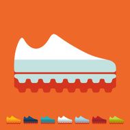 Flat design sneakers N29