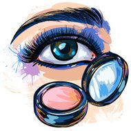Colorful Eye Shadows Palette