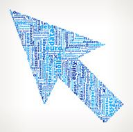 Arrow on Business and Finance Word Cloud N3