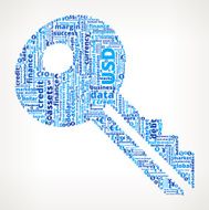 Key on Business and Finance Word Cloud