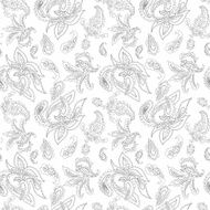 Paisley seamless pattern N47