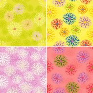 Set of Decorative Floral Patterns