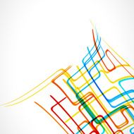 abstract colorful wave line pattern background