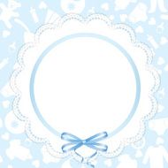 card with lace ribbon