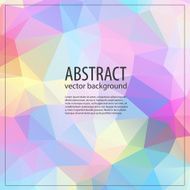 Colorful mosaic banner N26