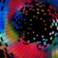 abstract colorful technology check pattern background