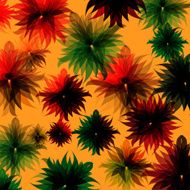 abstract colorful flower pattern background