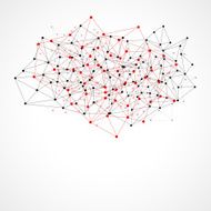 abstract color technology concept net pattern background