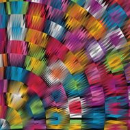 abstract colorful ring stripe pattern background