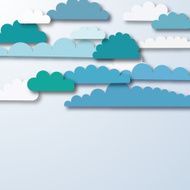 abstract blue cloud pattern background