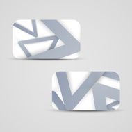 Vector business-card set for your design N66