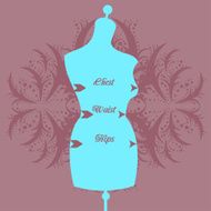 vector vintage tailor&#039;s mannequin N23