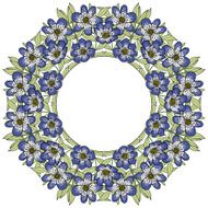 Cute floral seamless background