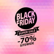 Black friday sale illustration