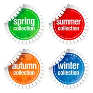 stickers for seasonal collection