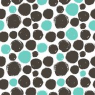 Seamless dot pattern Dry brush N2