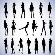 Set of female poses N2