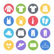 clothing icons set N5