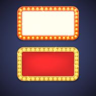 Frame with electric bulbs N2