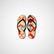 Abstract illustration on flip flops N153
