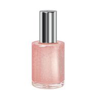 Nail polish with silver cap on a white background Vector N6