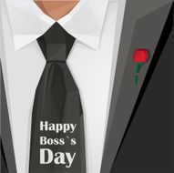 Happy Boss`s Day concept vector illustration