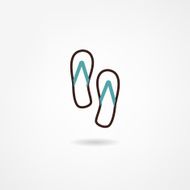 Water shoes icon