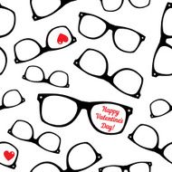 Hipster symbols Valentine&#039;s Day background N8