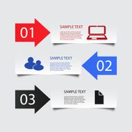 Header or Banner Designs Infographic Elements - Numbers N5