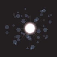 lens flares star lights vector N8