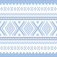 Abstract Knitted Pattern Vector Illustration