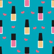 Nail lacquer or nail polish seamless pattern N5