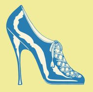High Heel Lace up Shoe