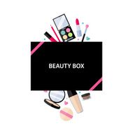 Beauty box cosmetics service illustration N2