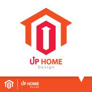 Up home icon symbol