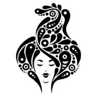 Beautiful Woman Silhouette N18