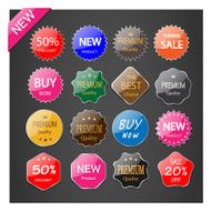Set of labels