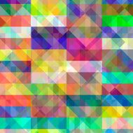 Colorful geometric background with triangles